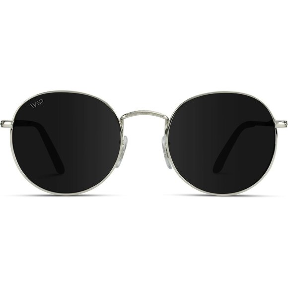 🆕 Women Black Trendy Reflective Lens Round Stylish Plastic frames Sunglasses